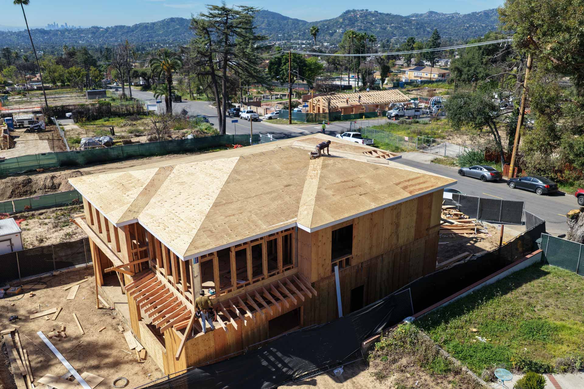 Newly rebuilt luxury home rising from fire-damaged land in Altadena - 1st Choice Development
